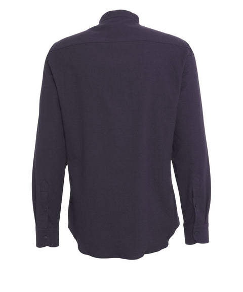 Camicia con collo alla coreana