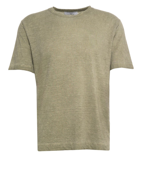 T-shirt in misto lino