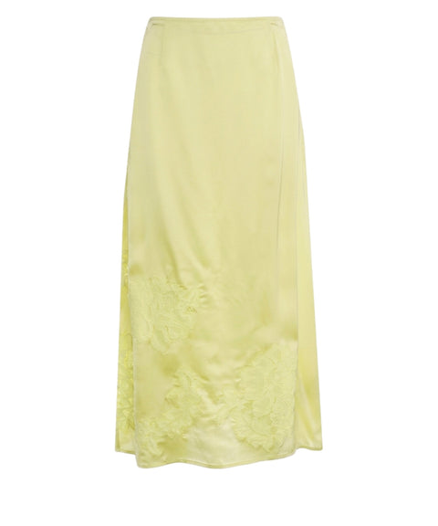 Midi skirt with lace details 'Amanda'