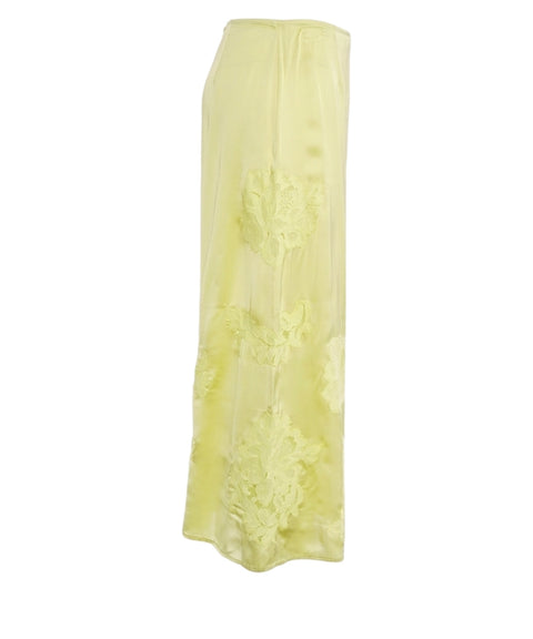 Midi skirt with lace details 'Amanda'