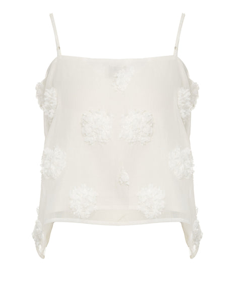 Top mit Applikationen 'Frida'