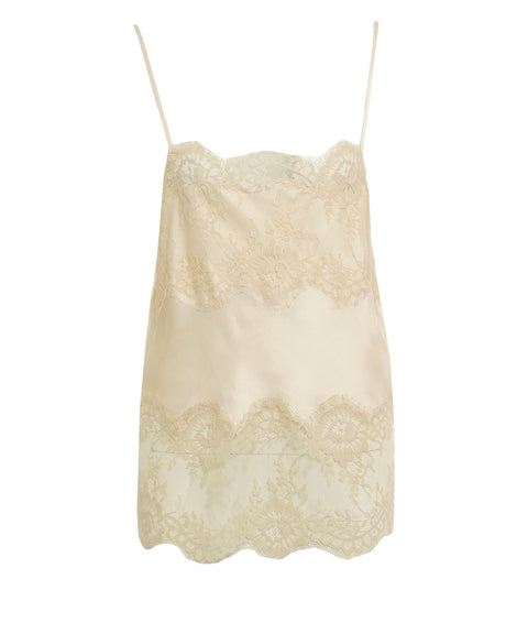 Top with lace details 'Linnea'