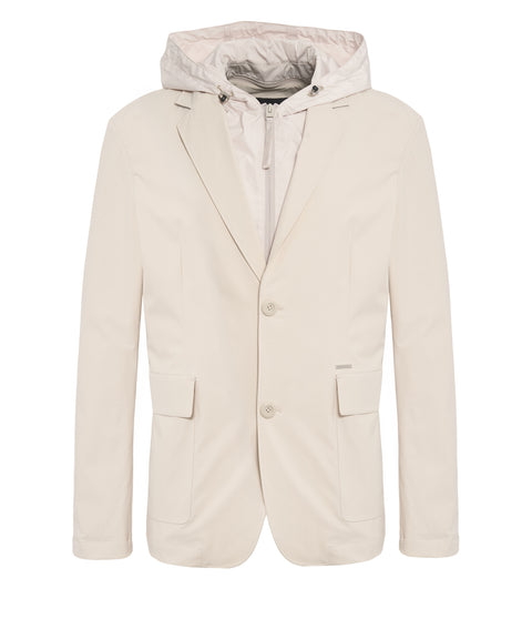 Hooded blazer