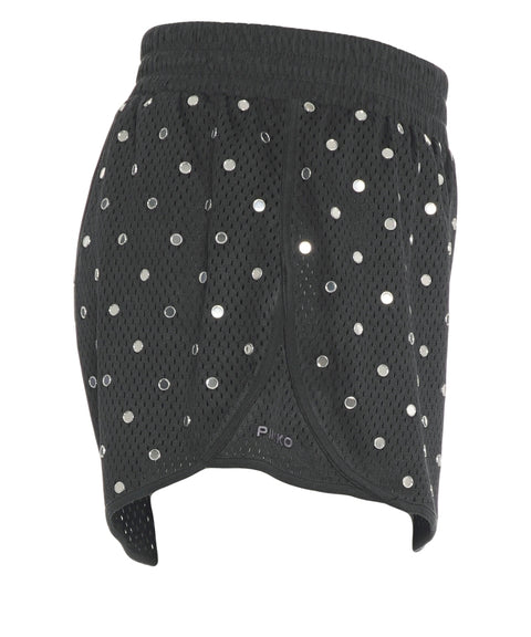 Mesh Shorts mit Applikationen 'Esperia'
