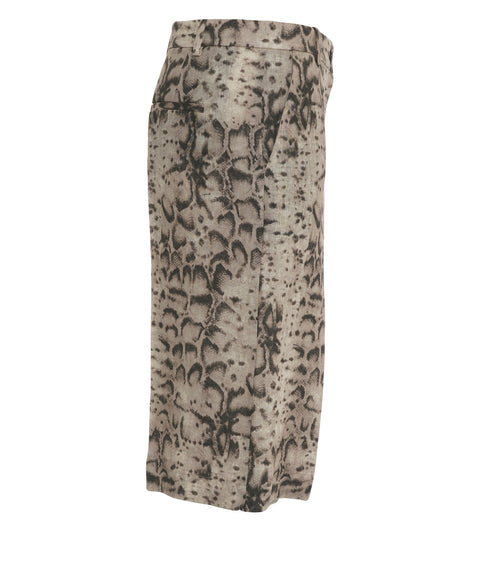 Bermuda con stampa pitonata 'Cattolica'