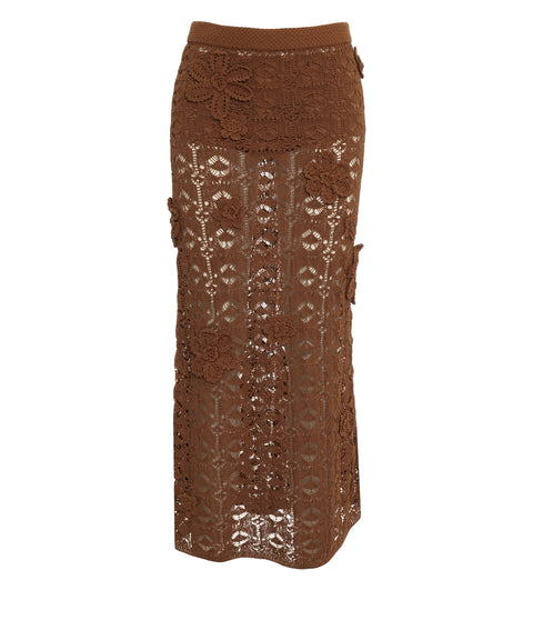 Gonna midi crochet 'Anthemis'