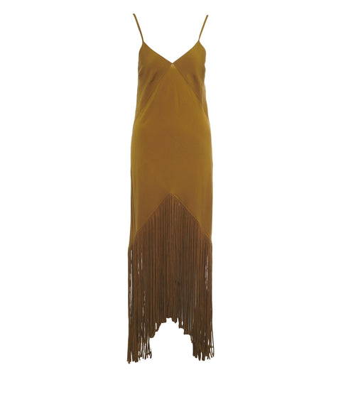 Midikleid mit Fransendetail 'Badia'