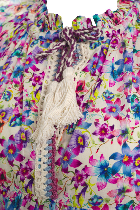 Maxikleid mit Floralem Muster 'Megan'