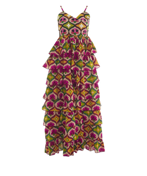 Maxikleid aus Baumwolle 'Olivia'