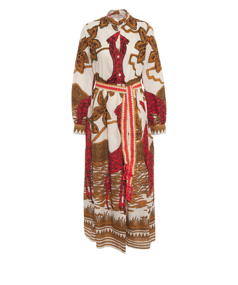 Cotton chemisier dress