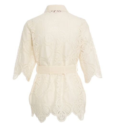 Blouse with embroidery 'Leona'