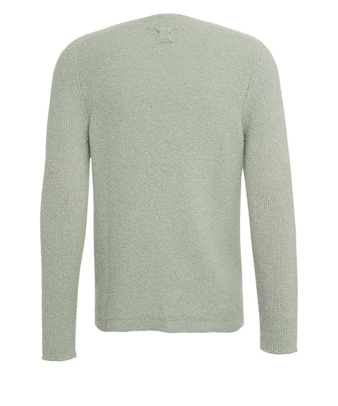 Cotton blend knit sweater