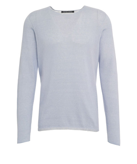 Maglione in misto cotone e cashmere