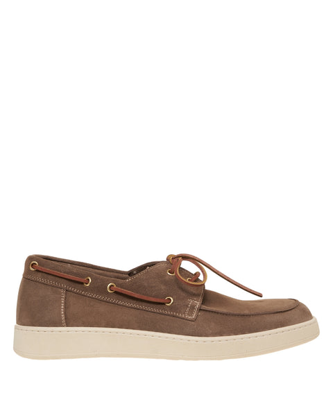 Suede boat shoes