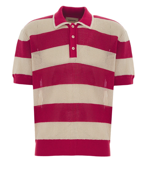 Cotton blend polo shirt