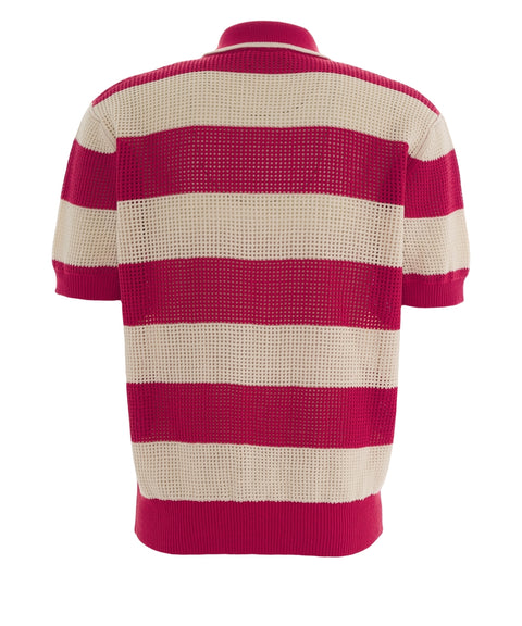 Cotton blend polo shirt