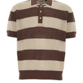 Cotton blend polo shirt