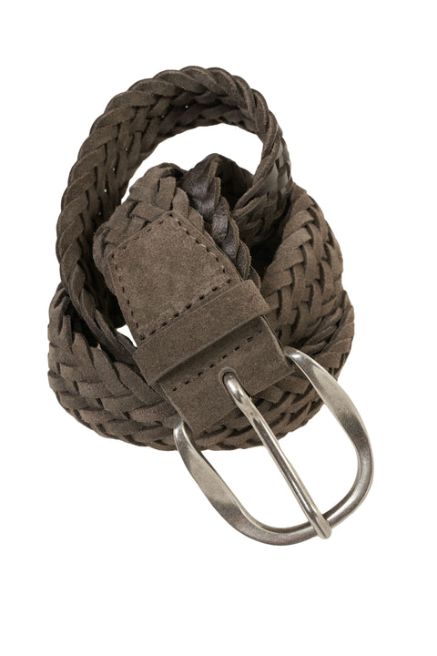 Geflochtener Wildledergürtel