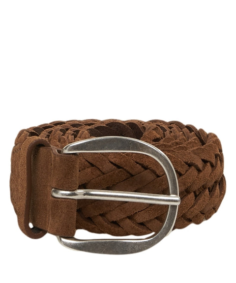 Geflochtener Wildledergürtel