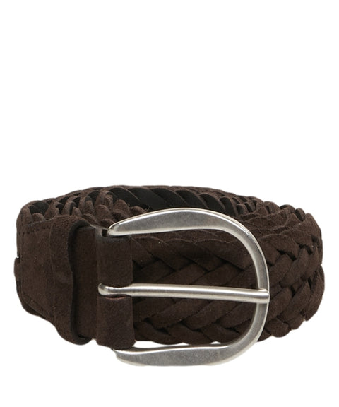 Geflochtener Wildledergürtel