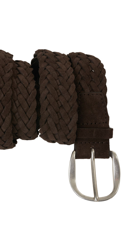 Geflochtener Wildledergürtel