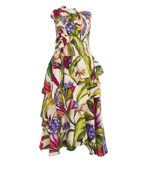 Maxikleid mit Floralem Muster