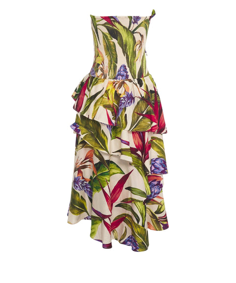 Maxikleid mit Floralem Muster