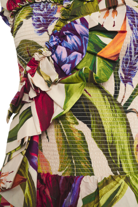 Maxikleid mit Floralem Muster