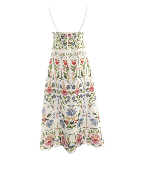 Abito maxi in lino