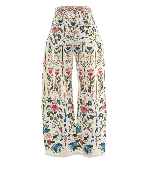 Jeans loose fit con stampa