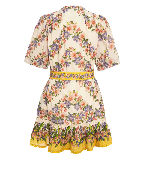 Minikleid mit Floralem Muster