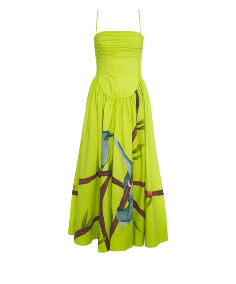 Maxikleid aus Baumwolle