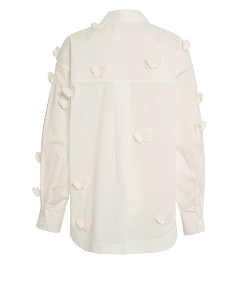 Bluse mit Applikationen