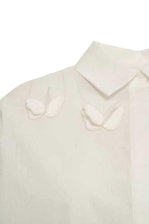 Bluse mit Applikationen