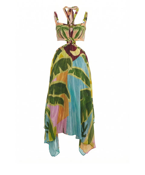 Wool maxi dress