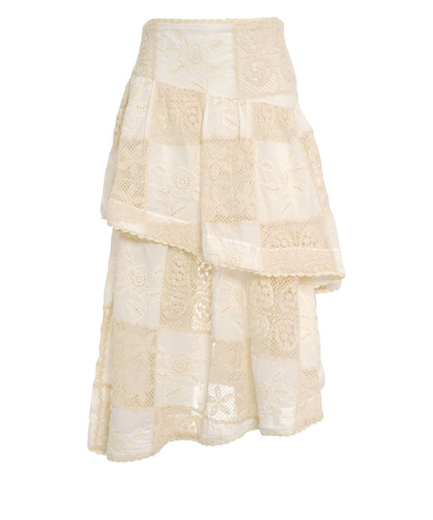 Cotton maxi skirt