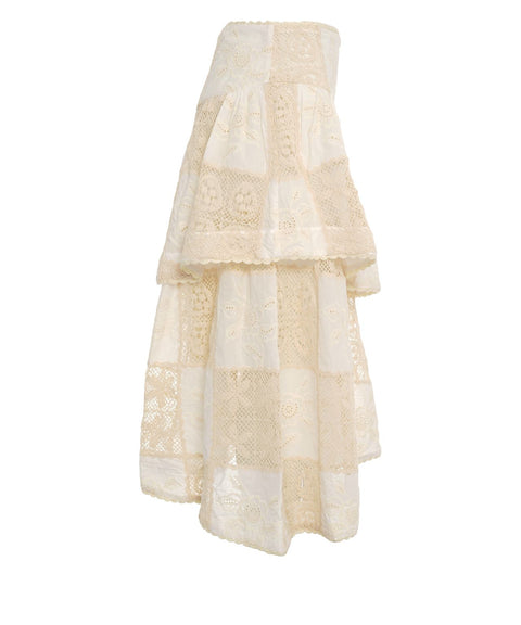 Cotton maxi skirt