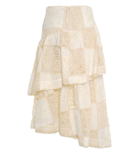 Cotton maxi skirt