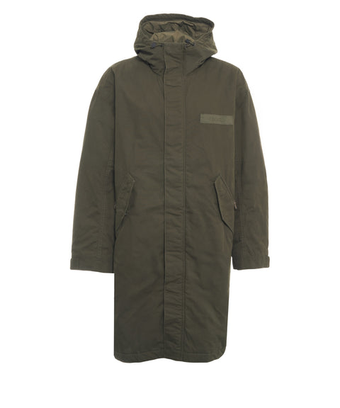 Parka con tasche a patta