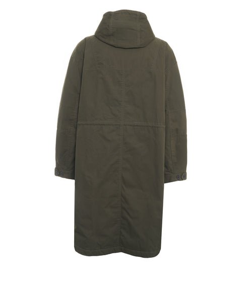 Parka con tasche a patta