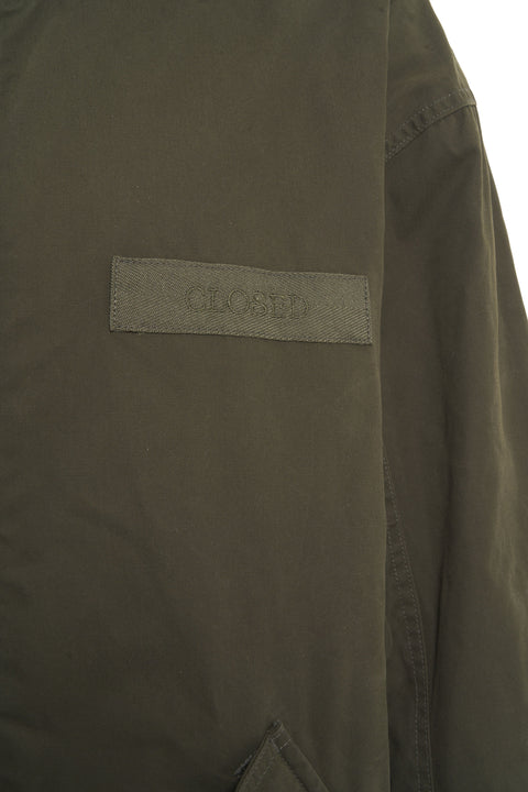 Parka con tasche a patta