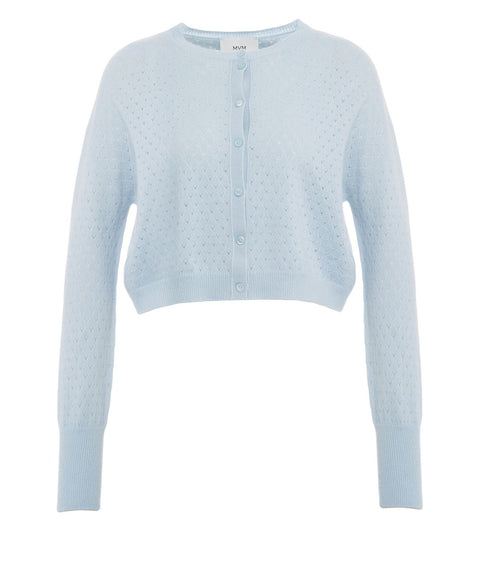 Cardigan in cashmere 'Azzurra'
