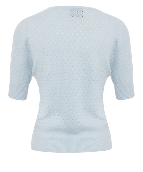 Top in maglia 'Celeste'