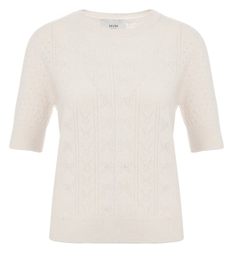 Top in maglia 'Celeste'