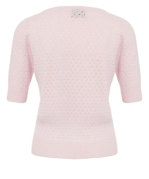 Top in maglia 'Celeste'