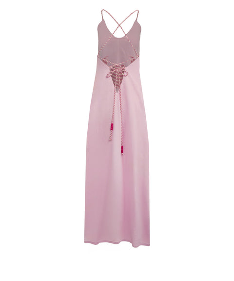 Abito maxi in cotone 'Fiore'