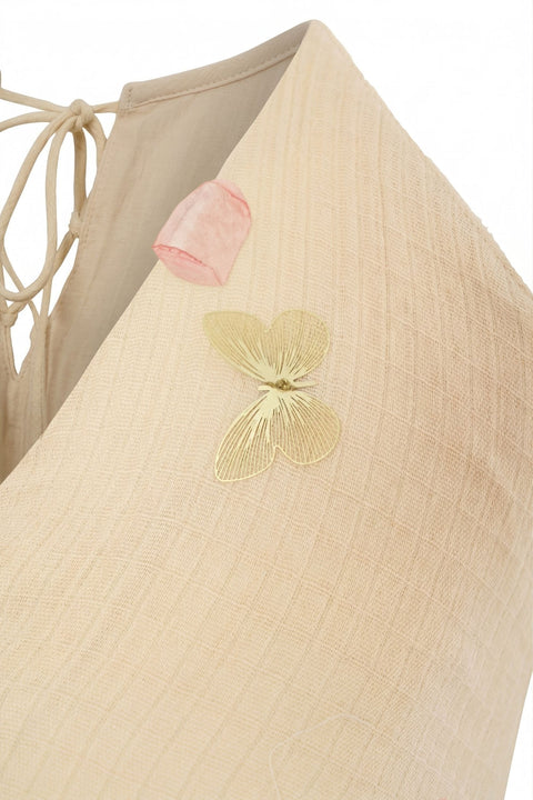 Abito mini in cotone 'Loto'