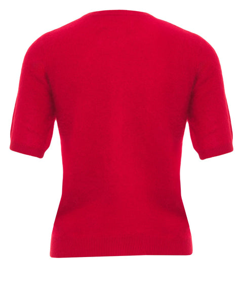 Cardigan in cashmere 'Brushed'