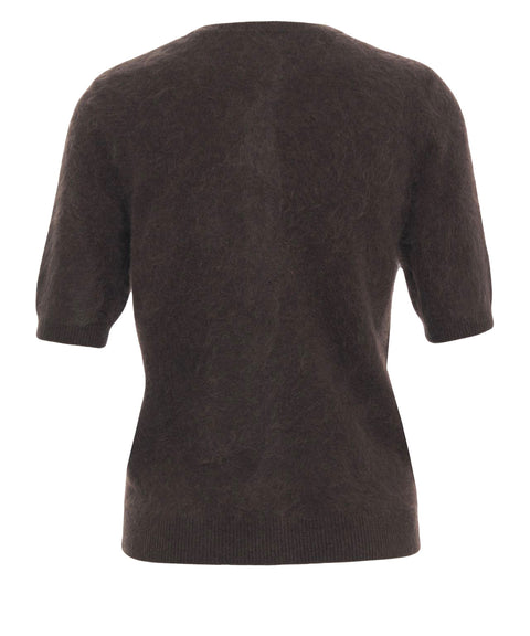 Strickjacke aus Kaschmir 'Brushed'