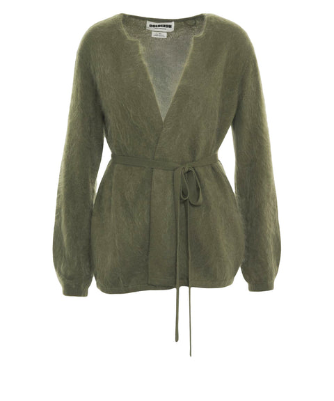 Cardigan in cashmere 'Brushed'